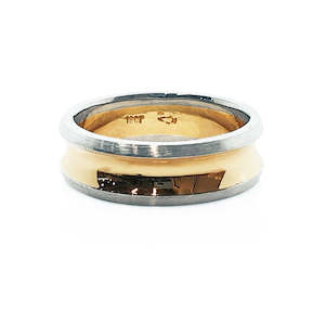 Fine Jewellery Mens Wedding Rings: Concave males wedding ring