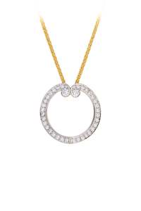 Collections Hidden Heart: Extra large Koru Hidden Heart™ pendant