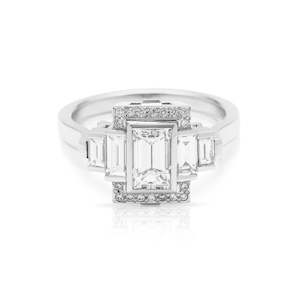 Fine Jewellery Dress Rings: 1920s Ice