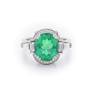 Fine Jewellery Dress Rings: Colombian Showstopper