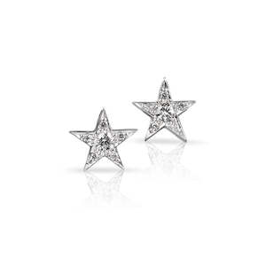 Fine Jewellery Earrings: Diamond star stud earrings