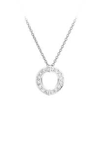 Collections Hidden Heart: Small Hidden Heart™ Platinum diamond pendant