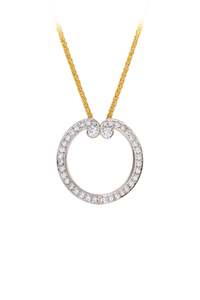 Extra large Koru Hidden Heart™ pendant