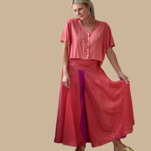 Pants: Silk Joy Flare Pants-One-of-a-kind (In Store Only)