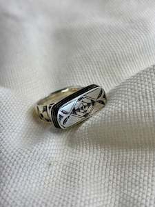 Jewellery: AZMI Silver Tribal Ring