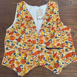 Clothing: VANI Quilted Waistcoat - Vine