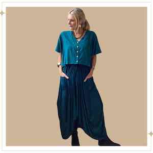 Skirts: SYLVIE skirt - Sea