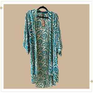 Kimonos: Mother Earth Kimono - Blue Story