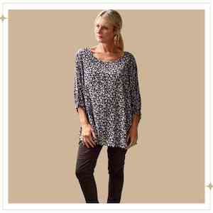 Tops: Gracie Blouse - Black Tulip