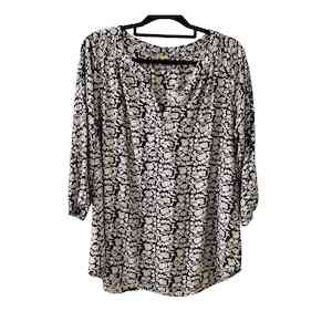 Tops: JAMILA Blouse - Black Tulip