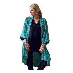 Kimonos: Mother Earth Kimono - Monstera