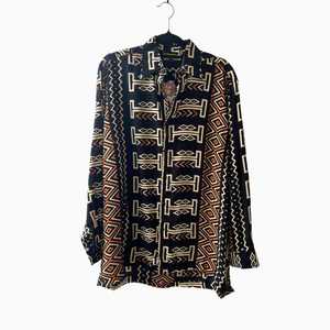 Tops: Button Up Shirt - Tuareg