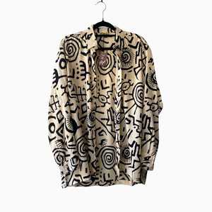 Button Up Shirt - Runes