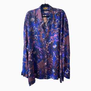Button Up Shirt - Purple Rain