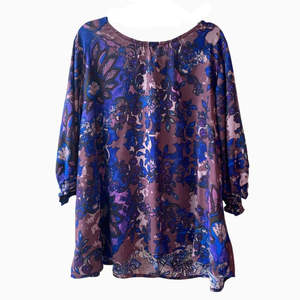 Summertime Blouse - Purple Rain