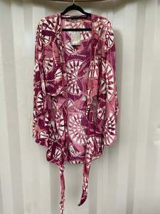 Kimonos: Butterfly Wrap Top - Soleil