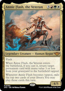 MTG Single: Annie Flash, the Veteran (Promo Pack) [Outlaws of Thunder Junction Promos]