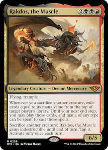 MTG Single: Rakdos, the Muscle (Promo Pack) [Outlaws of Thunder Junction Promos]