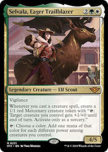 Selvala, Eager Trailblazer (Promo Pack) [Outlaws of Thunder Junction Promos]