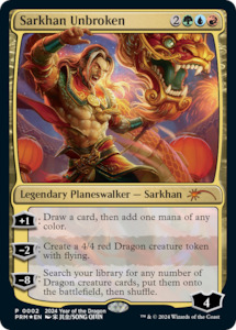 Mtg Singles Instock: Sarkhan Unbroken [Year of the Dragon 2024]