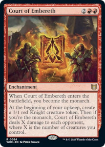 Mtg Singles Instock: Court of Embereth [Wilds of Eldraine Commander]