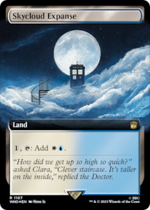 Skycloud Expanse (Extended Art) (Surge Foil) [Doctor Who]