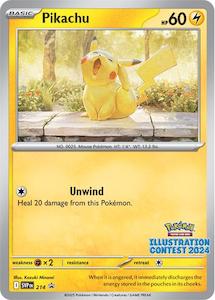 Pokemon Singles Currently In Stock: Pikachu - 214 - SV: Scarlet & Violet Promo Cards