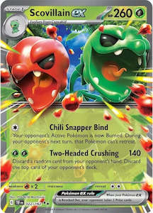 Pokemon Singles Currently In Stock: Scovillain ex (022/162) [Scarlet & Violet: Temporal Forces]