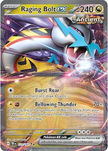 Pokemon Singles Currently In Stock: Raging Bolt ex (123/162) [Scarlet & Violet: Temporal Forces]