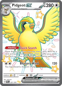 Pidgeot ex (221/091) [Scarlet & Violet: Paldean Fates]