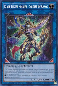 Yugioh Secret: Black Luster Soldier - Soldier of Chaos [BLC1-EN002] Secret Rare