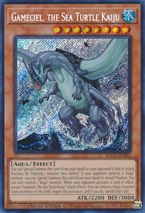 Yugioh Secret: Gameciel, the Sea Turtle Kaiju [BLC1-EN005] Secret Rare