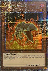Yugioh Secret: Volcanic Shell [BLMR-EN053] Quarter Century Secret Rare
