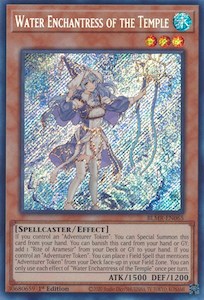 Yugioh Secret: Water Enchantress of the Temple [BLMR-EN065] Secret Rare