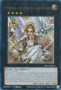 Minerva, the Exalted Lightsworn (Silver) [BLC1-EN013] Ultra Rare