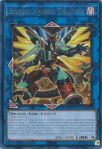 Yugioh Ultra 1st Nm: Borrelsword Dragon (Alternate Art) (Silver) [BLC1-EN023] Ultra Rare