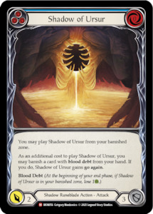 Shadow of Ursur (Rainbow Foil) [MON156-RF] 1st Edition Rainbow Foil