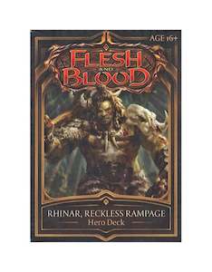 Flesh Blood Packs Boxes: Welcome to Rathe - Hero Deck (Rhinar, Reckless Rampage)