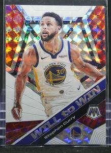 Stephen Curry Mosaic Silver Will to Win