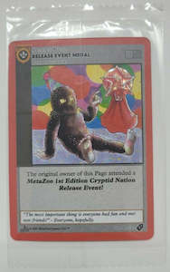 Release Event Medal Sealed Promo Full Holo 1st Edition