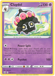Pokemon Tcg Sword Shield Battle Styles: Claydol (058/163) [Sword & Shield: Battle Styles]