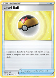 Pokemon Tcg Sword Shield Battle Styles: Level Ball (129/163) [Sword & Shield: Battle Styles]