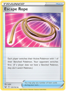 Pokemon Tcg Sword Shield Battle Styles: Escape Rope (125/163) [Sword & Shield: Battle Styles]