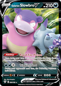 Galarian Slowbro V (099/189) [Sword & Shield: Darkness Ablaze]