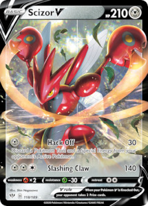 Scizor V (118/189) [Sword & Shield: Darkness Ablaze]