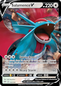 Salamence V (143/189) [Sword & Shield: Darkness Ablaze]