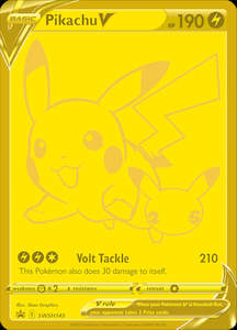 Pikachu V (SWSH145) (Celebrations) [Sword & Shield: Black Star Promos]