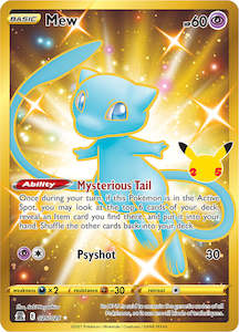 Pokemon Tcg Celebrations: Mew (025/025) (Gold) [Celebrations: 25th Anniversary]