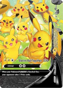 Pikachu V-UNION (SWSH142) (Celebrations) [Sword & Shield: Black Star Promos]