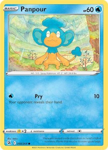 Pokemon Tcg Fusion Strike: Panpour (068/264) [Sword & Shield: Fusion Strike]